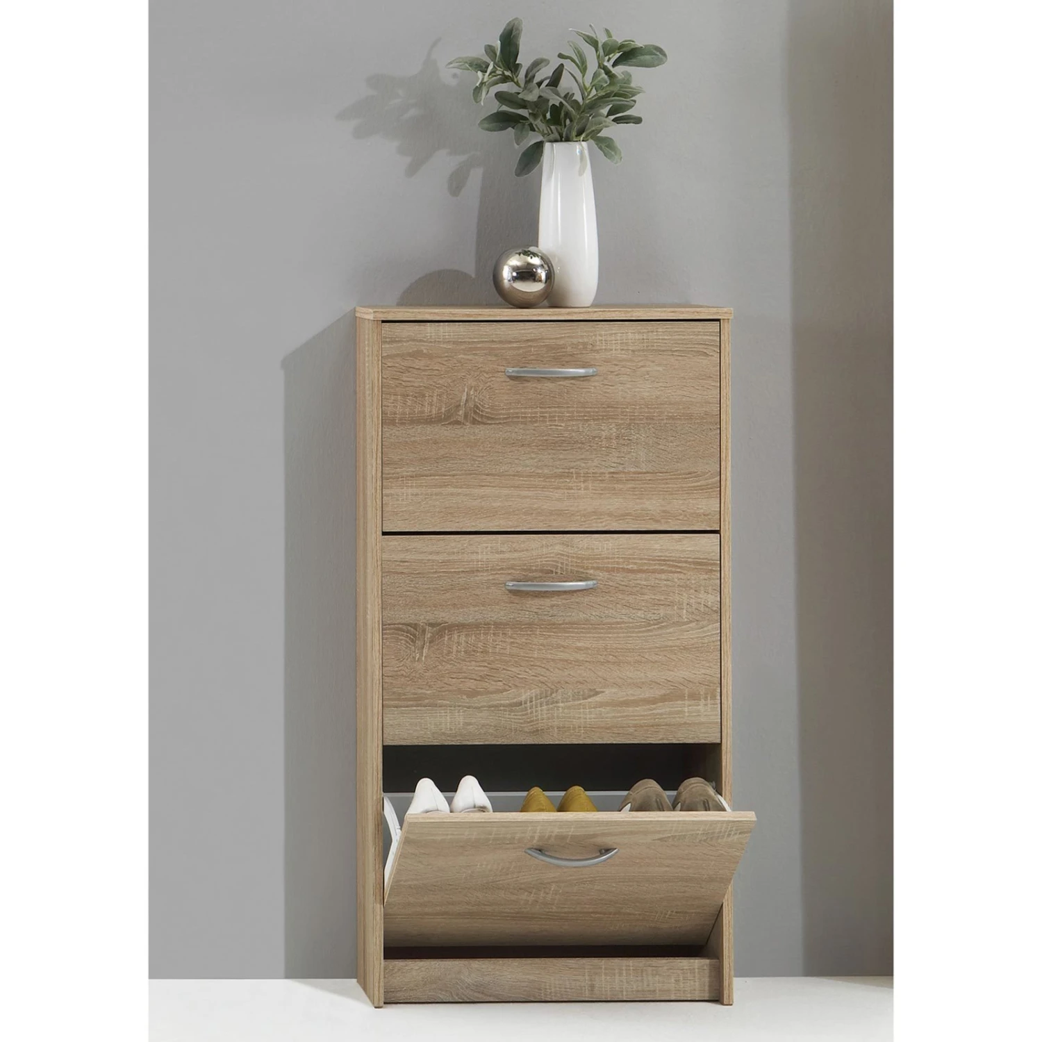 Schuhschrank - Sonoma Eiche - 59 cm breit – Bild 2