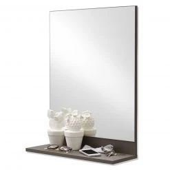 Spiegel - Lava - mit Ablage