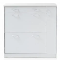 Schuhkipper - weiß - 108 cm breit