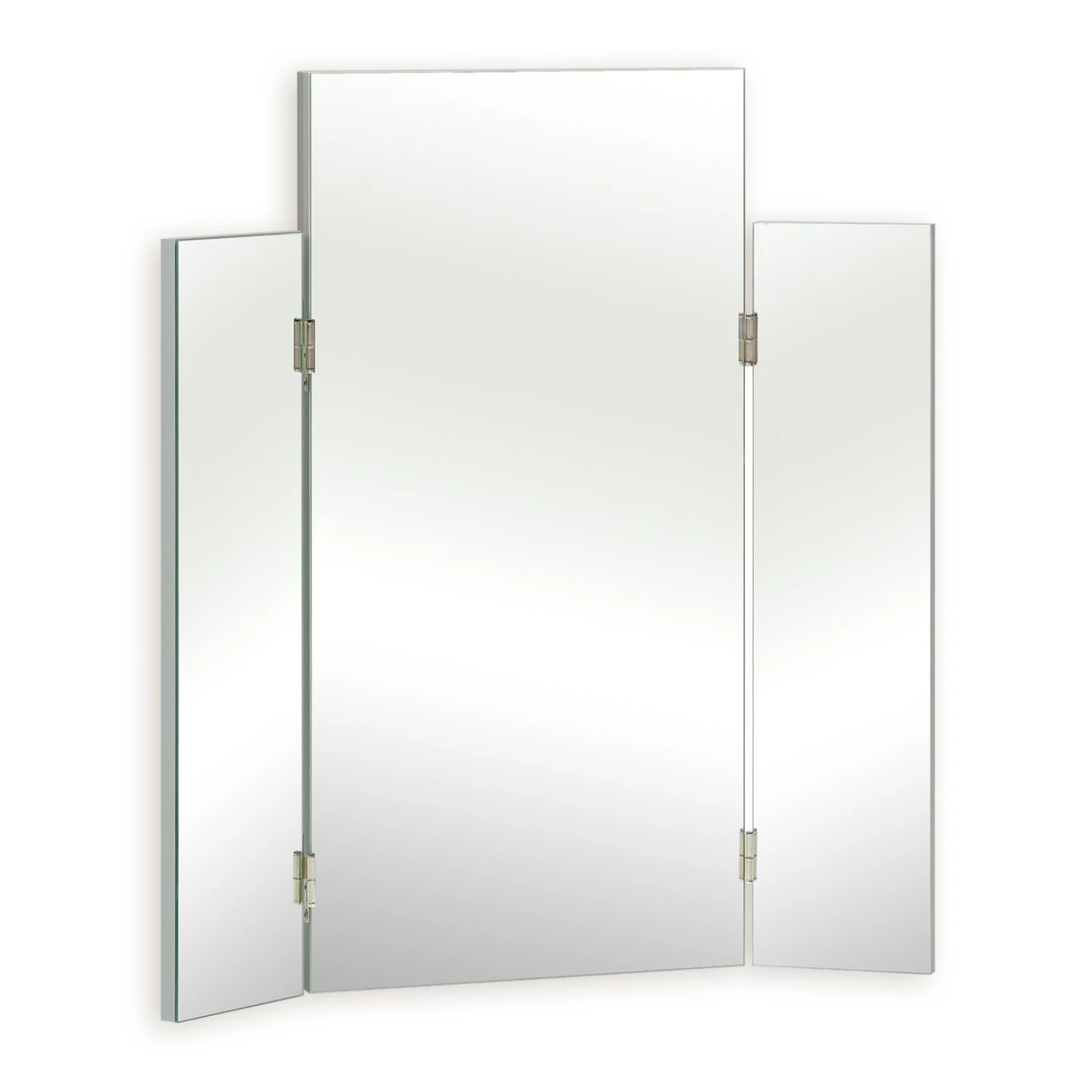 Spiegel - weiß - Klappelemente