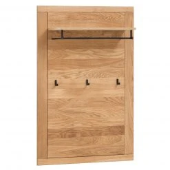 Garderobenpaneel - Eiche - teilmassiv - 120 cm hoch