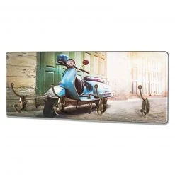 Wandgarderobe - bunt - Holz - 4 Haken