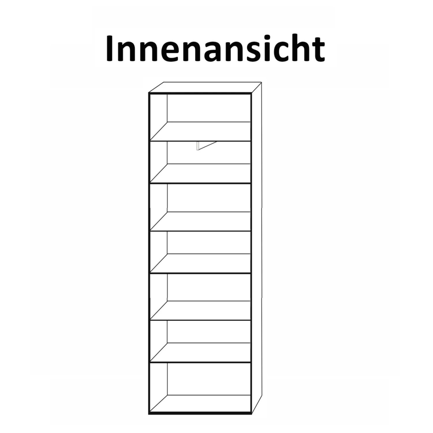 Drehtürenschrank - weiß - 40 cm breit – Bild 3
