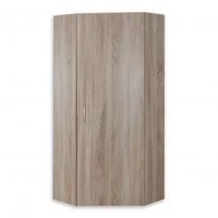 Eckschrank - Eiche sägerau - 80 cm breit