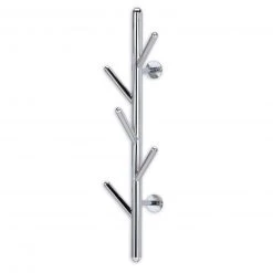 Wandgarderobe - Metall verchromt - 5 Haken