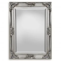 Spiegel - silber Hochglanz - 85x115 cm