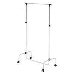 Kleiderwagen - weiß - 106-166 cm breit