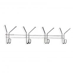 Wandgarderobe - chrom - Metall - 60,4 cm breit