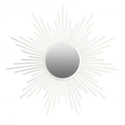 Wandspiegel - silber - Sonne