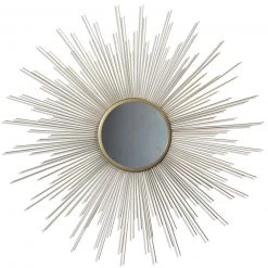 Wandspiegel - goldfarben - 70 cm