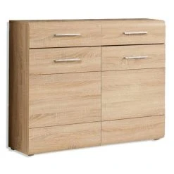 Schuhschrank - Sonoma Eiche - 99,4 cm breit