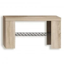 Schuhbank - Sonoma Eiche - mit Ablage