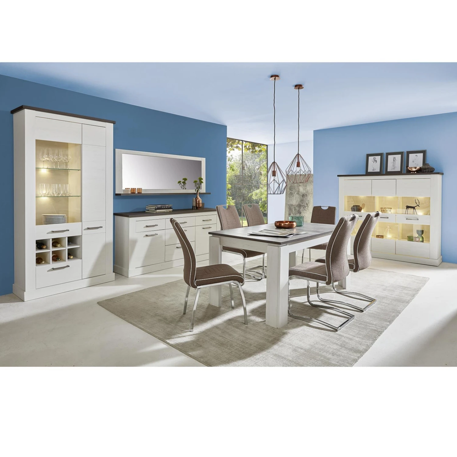 Wandspiegel - Pinie weiß - Touchwood - 180 cm – Bild 4