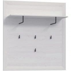 Garderobenpaneel - Sibiu Lärche - weiß