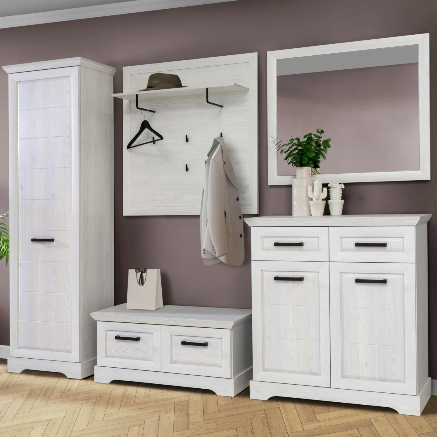 Wandspiegel - Sibiu Lärche - 95x83 cm – Bild 3