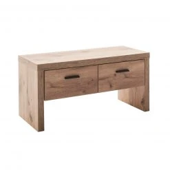 Garderobenbank - Viking Oak - 2 Schubkästen - 91 cm