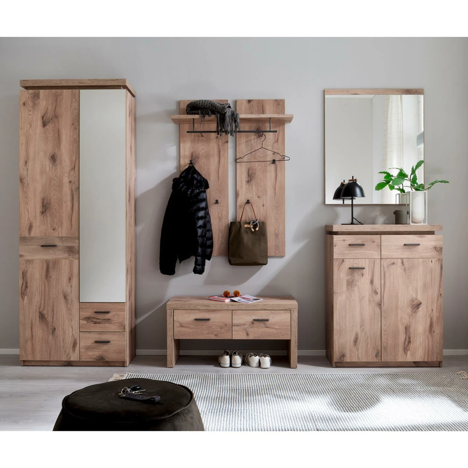 Kommode - Viking Oak - LED-Beleuchtung - 75 cm – Bild 9