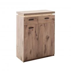 Kommode - Viking Oak - LED-Beleuchtung - 75 cm