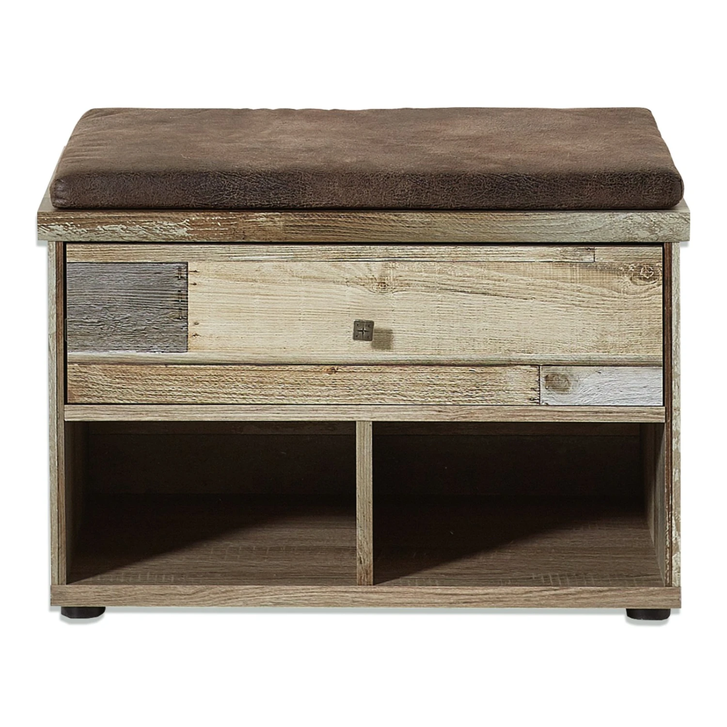 Garderobenbank - Driftwood - mit Kissen