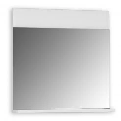 Spiegel - weiß - mit Ablage