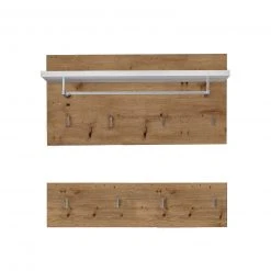 2-teiliges Garderobenpaneel LIRO - Artisan Eiche