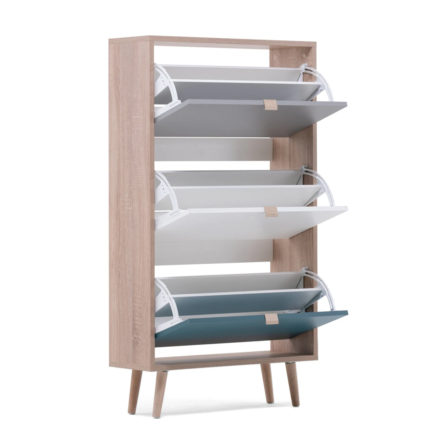 Schuhkipper CUBA - Sonoma Eiche - tricolor- 70 cm breit – Bild 3