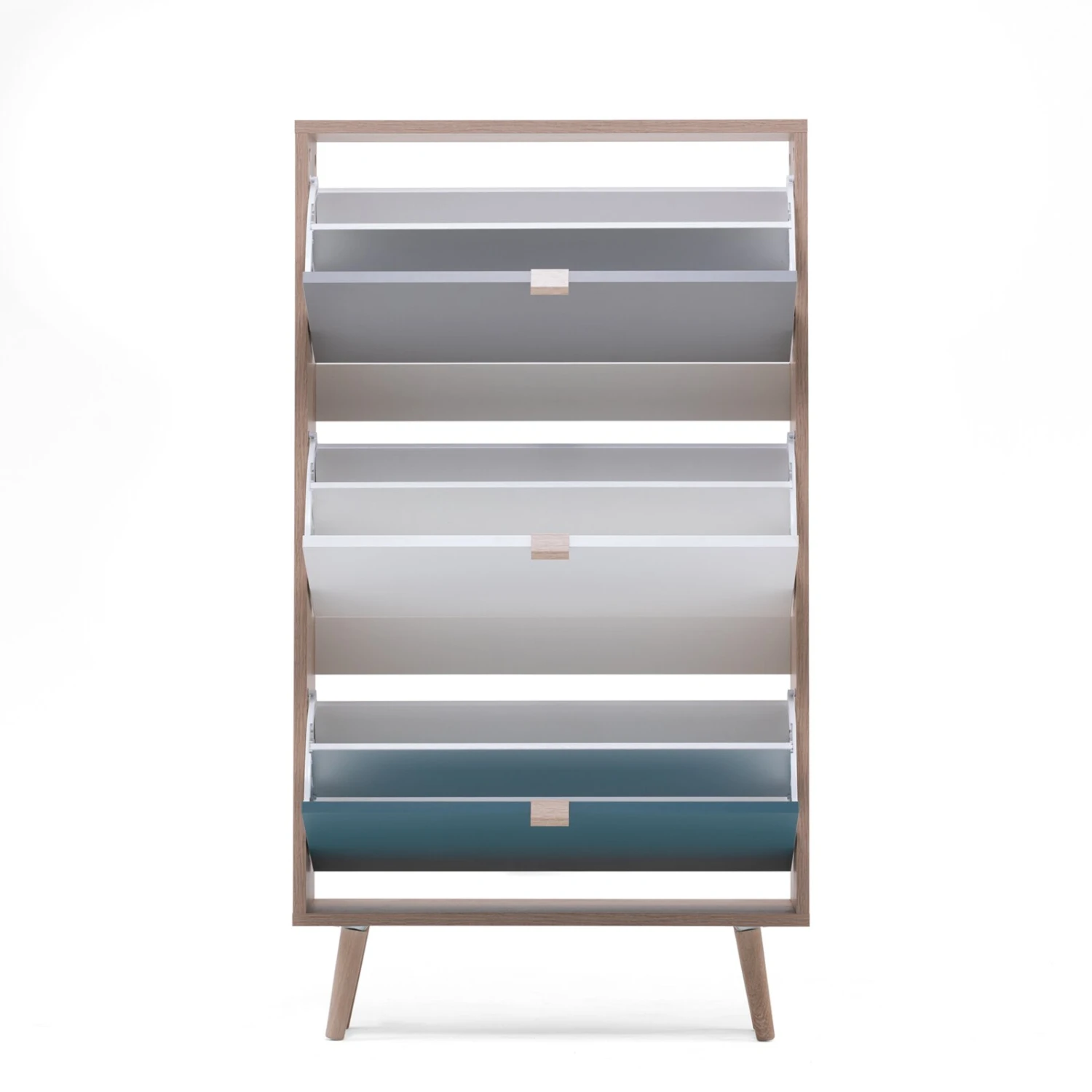 Schuhkipper CUBA - Sonoma Eiche - tricolor- 70 cm breit – Bild 4