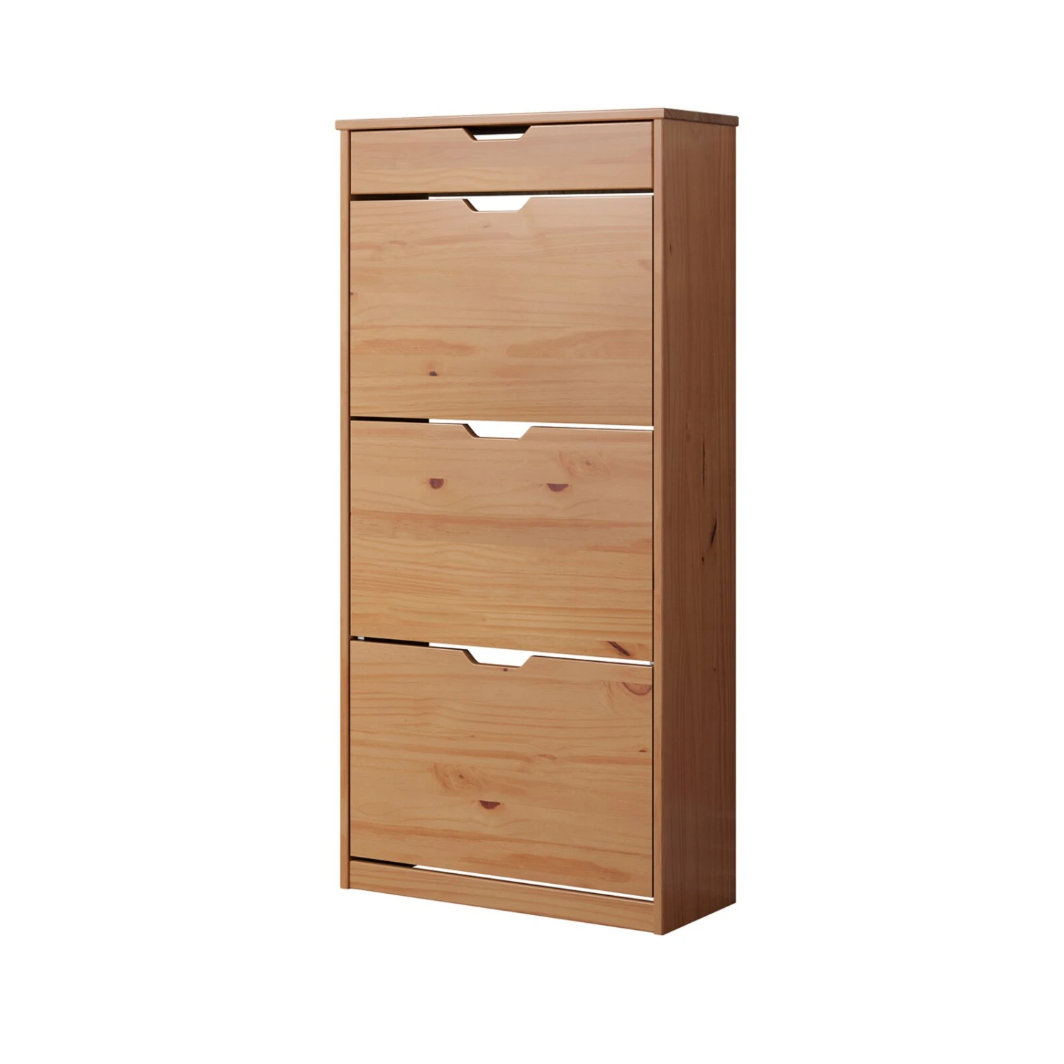 Schuhkipper - natur - Kiefer massiv - 60 cm breit – Bild 2