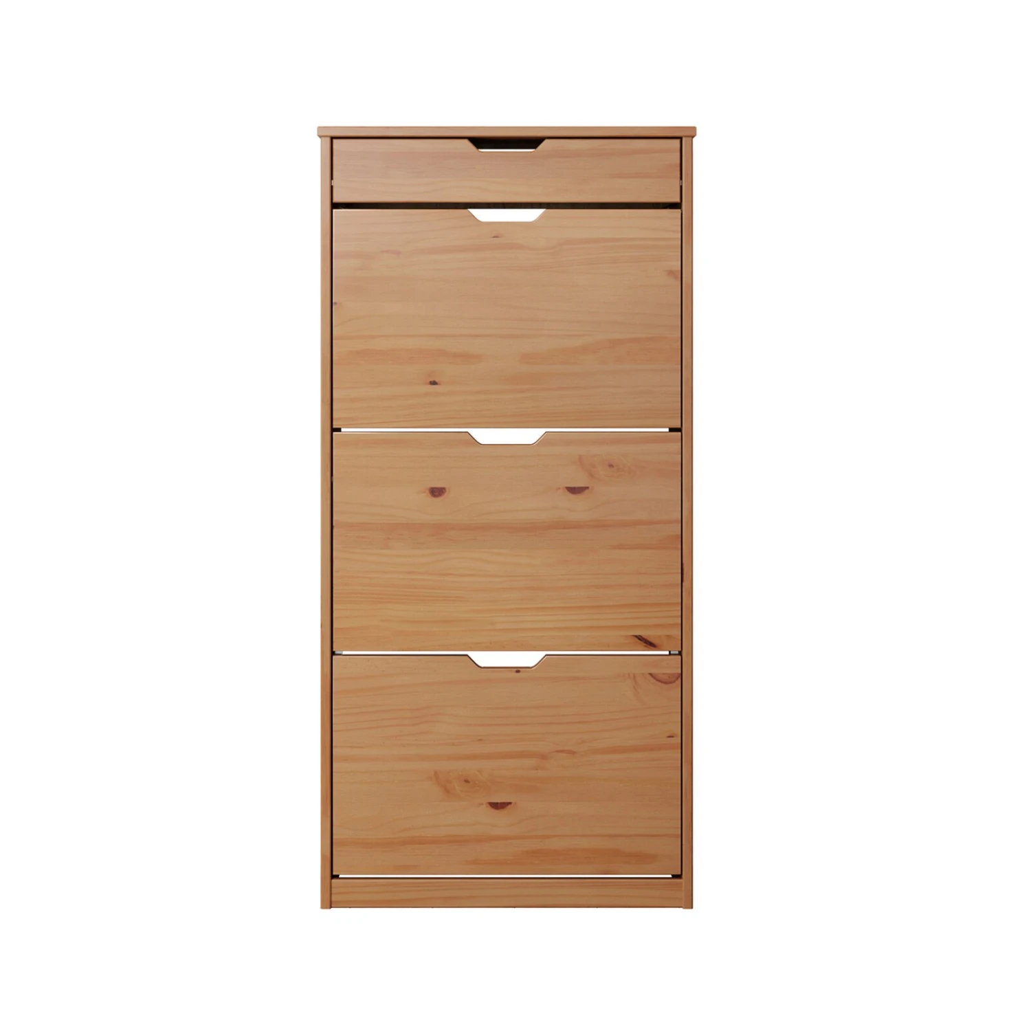 Schuhkipper - natur - Kiefer massiv - 60 cm breit