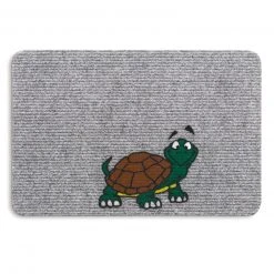 Fußmatte - grau - Schildkröte - 40x60 cm