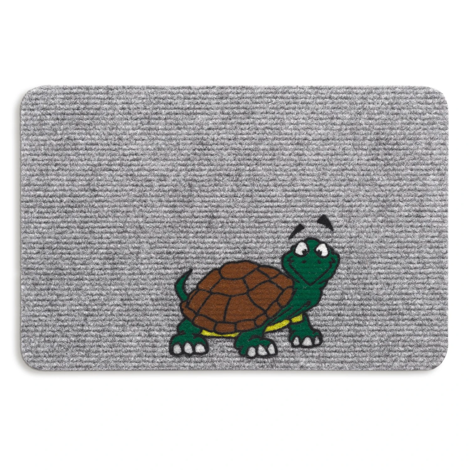 Fußmatte - grau - Schildkröte - 40x60 cm