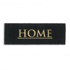 Fußmatte - schwarz - Welcome Home - 26x75 cm