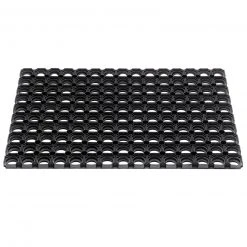 Fußmatte - schwarz - 60x40 cm