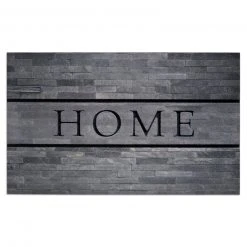 Fußmatte - grau - Home - 45x75 cm