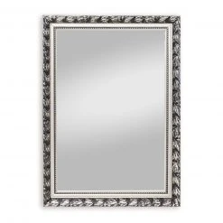 Wandspiegel - silber - mit Aufhängung - 55x70 cm