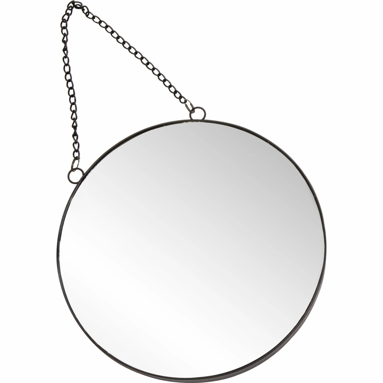 Metallrahmenspiegel - schwarz - 26 cm