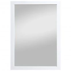 Wandspiegel - weiß-glanz - 48x68 cm