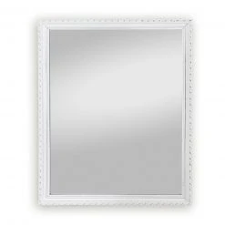 Wandspiegel - weiß - 34x45 cm