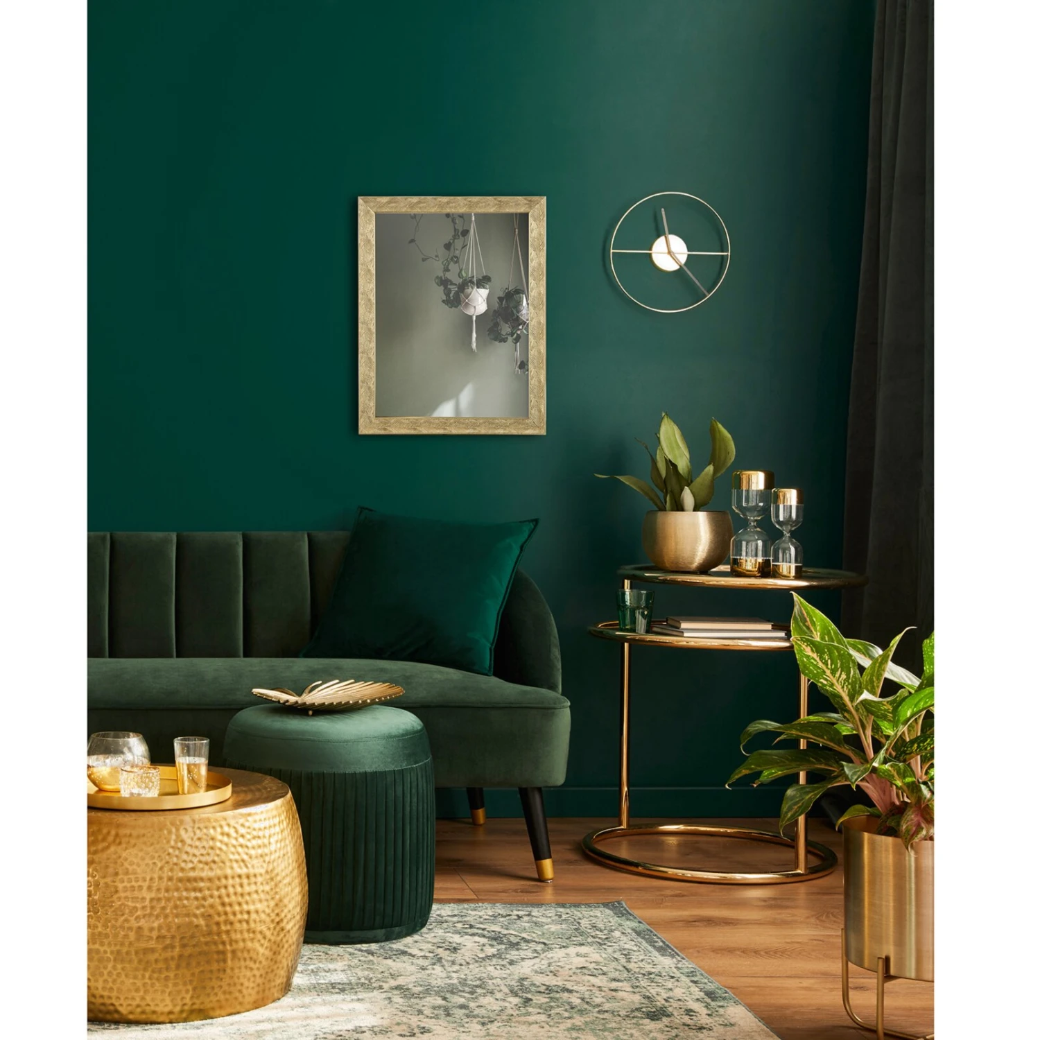 Rahmenspiegel - gold - 35x45 cm – Bild 6