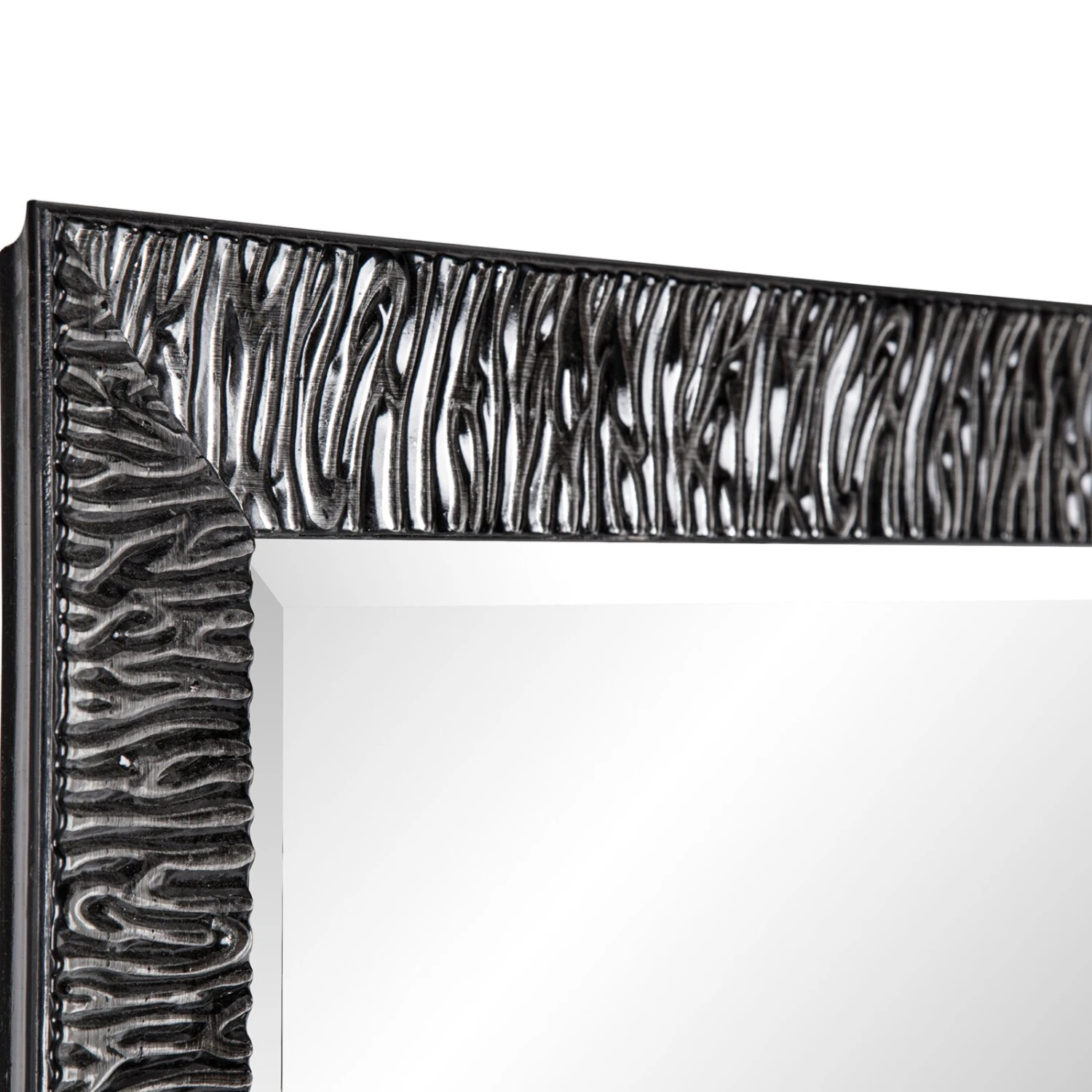 Rahmenspiegel - schwarz - 47x147 cm – Bild 3