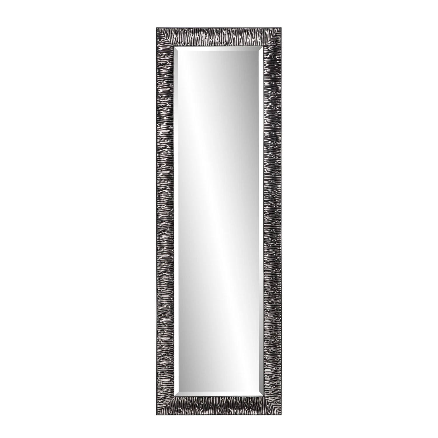 Rahmenspiegel - schwarz - 47x147 cm