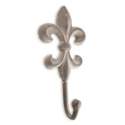 Garderobenhaken - beige - Gusseisen - 9 cm