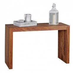 Konsolentisch - Sheesham massiv gebeizt - 115 cm breit