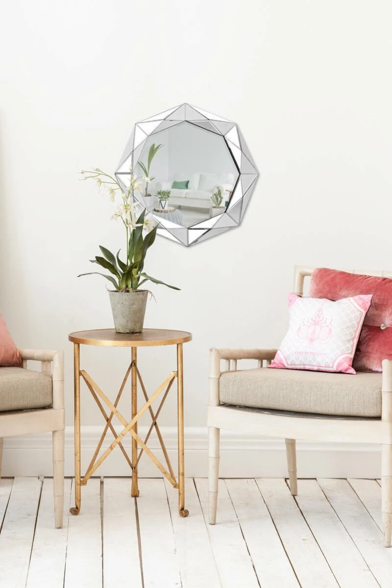 Wandspiegel Herakles - silber - Ö 80 cm – Bild 2