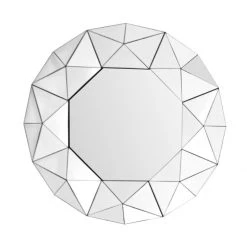 Wandspiegel VULCANUS - silber - 70 cm