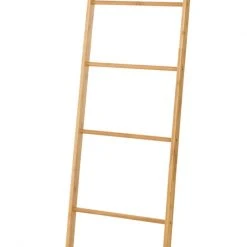 WENKO Handtuchleiter BAHARI - braun - Bambus