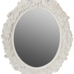 Spiegel MOGALLAL - weiß - 50x43 cm