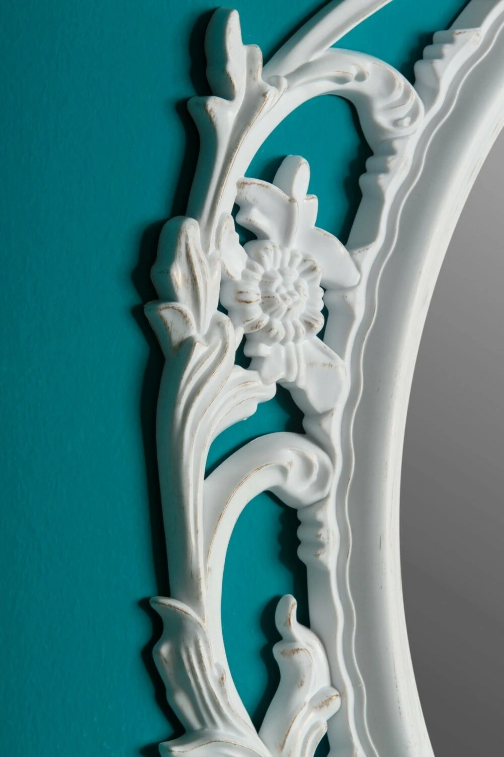 Barockspiegel - König Ludwig - weiß-gold - 84 x 54 cm – Bild 2