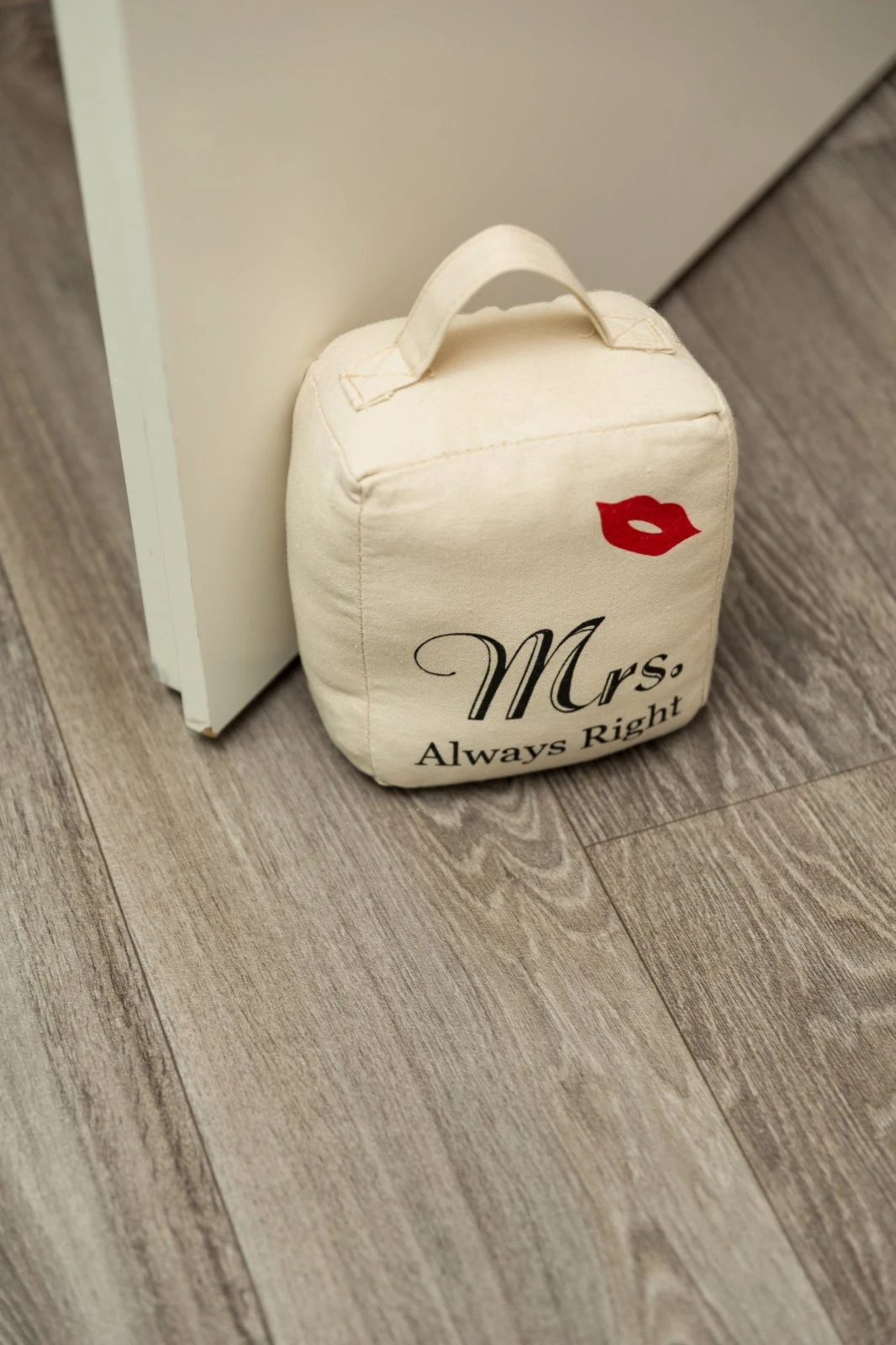 Türstopper MRS. ALWAYS RIGHT - beige – Bild 3