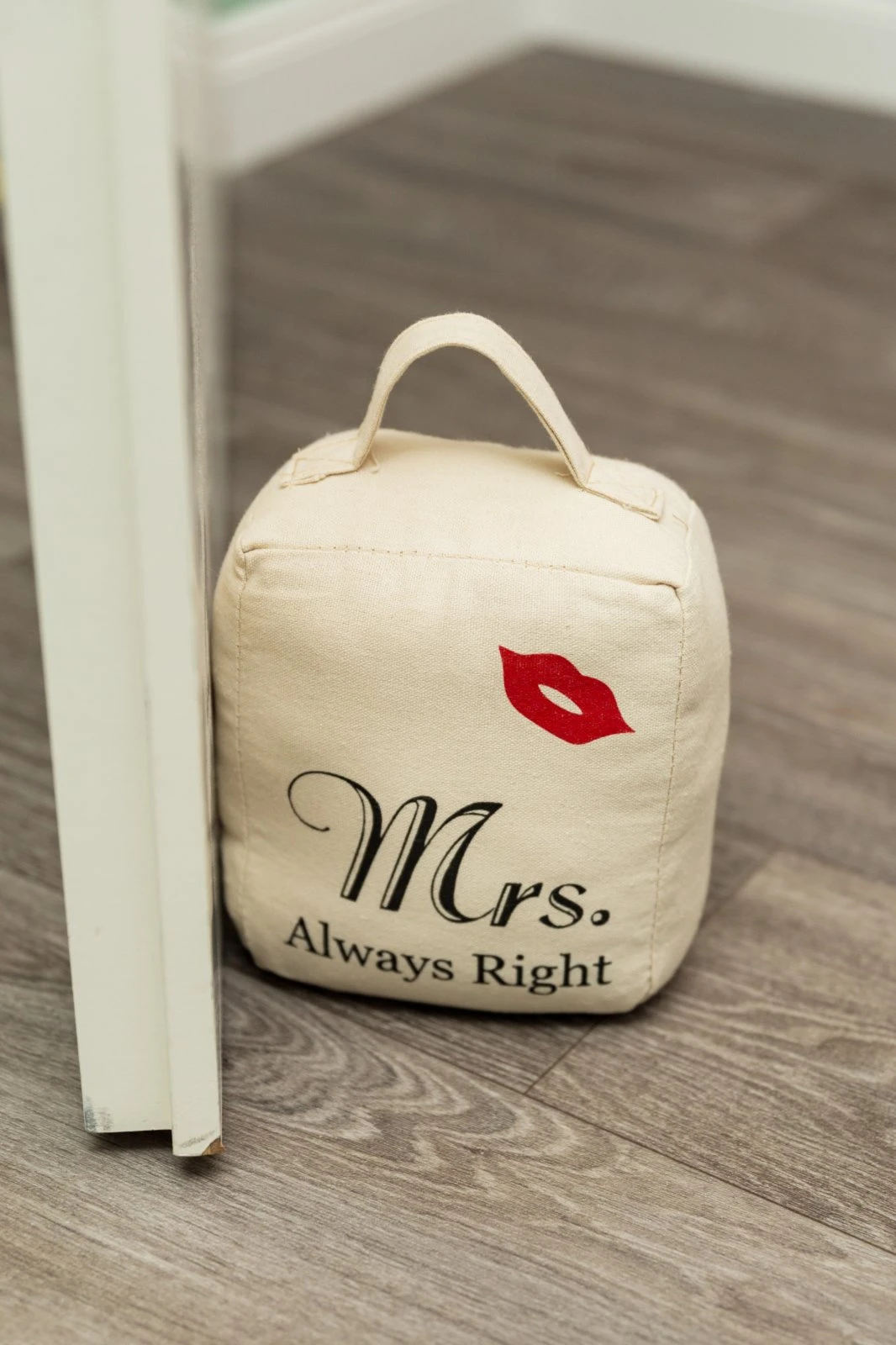Türstopper MRS. ALWAYS RIGHT - beige – Bild 4